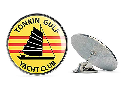 Round Tonkin Gulf Yacht Club (Vietnam Maddox USS) Metal 0.75