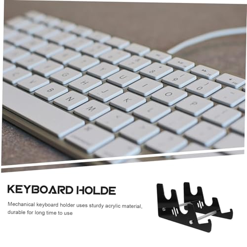 Support Clavier Mécanique Acrylique Noir Inclinable SEWACC - 7