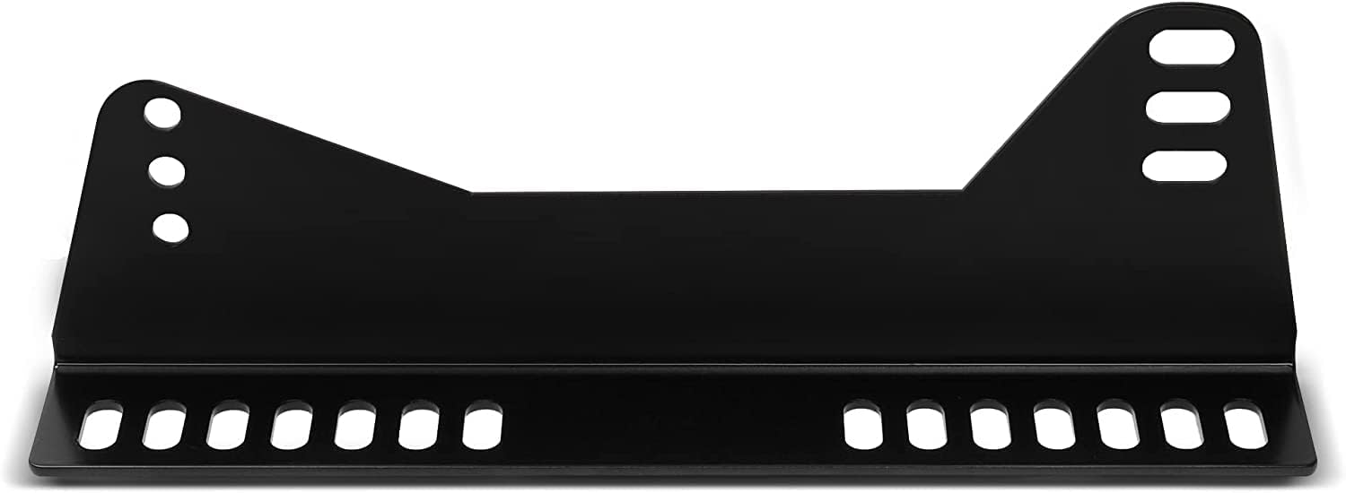 JY PERFORMANCE Universal Bucket Seats Mounting Brackets Compatible for Bucket Race Seats-Black（2 Packs）