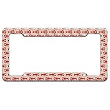 Graphics and More Cute Maine Lobsters Pattern License Plate Tag Frame