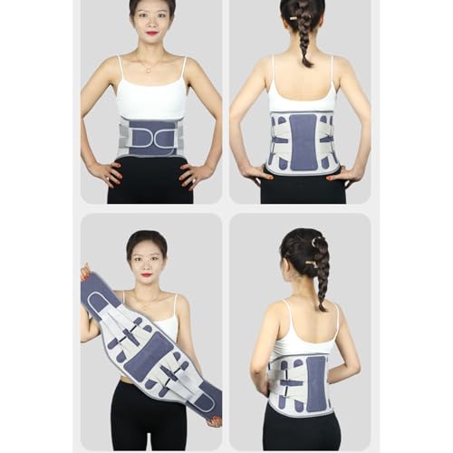 Cinturón lumbar ajustable transpirable y ergonómico con almohadilla de apoyo 7