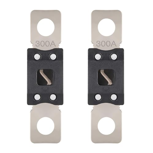 VEXUNGA MEGA Fusibili Auto 300A Mega Fusibili ANM 300 Amp Fusibile ad Alta Corrente per Autobus Roulotte Camion (2 Pezzi)