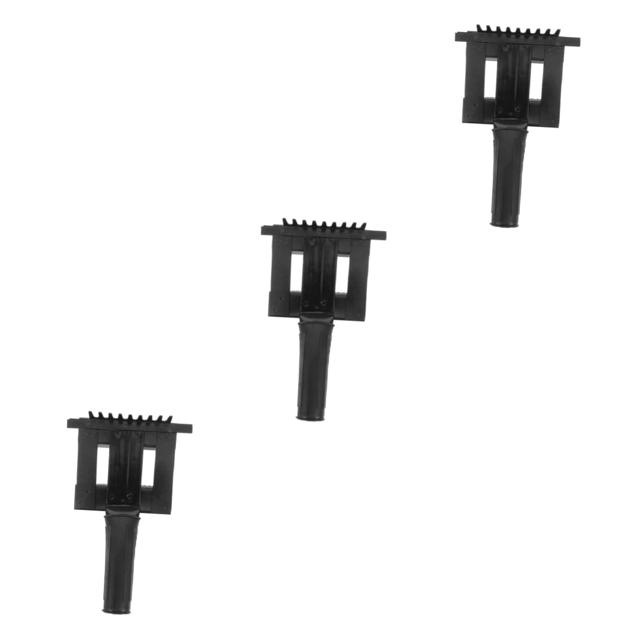 BESPORTBLE 3piezas Peine De Limpieza Para Caballos Mango Ergonómico Cepillo De Pelo De Animales Ligero y Resistente Herramienta Segura y Cómoda Para Cuidado De Mascotas