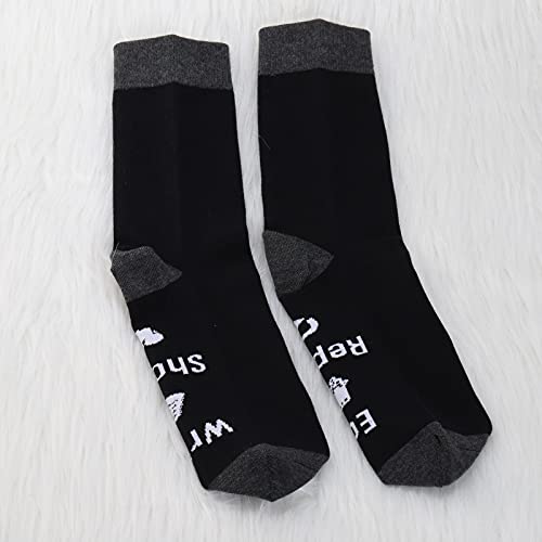 Jniap Filmmaker Gift 2 Pairs Film Socks For Men Movie Director Student Write Shoot Edit Repeat Scriptwriter Gifts (2 Pairs Socks) #TOP4