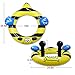 QUN FENG Pool Floats Swim Ring Inflatable Pool Swimming Tube Animal Pool Float for Kids 6 Years up,Bee