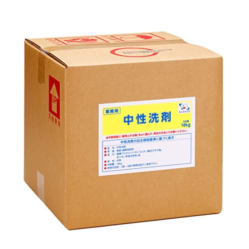 エム・エル・エス 3倍 濃縮タイプ 中性洗剤 18kg 松屋 業務用 洗剤店 食器洗剤 食器 台所 野菜 果物 洗浄 コック付
