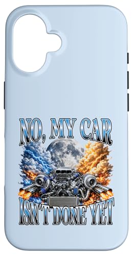 My Car Isn't Done Yet Supercharged�^�[�{�G���W�� �X�}�z�P�[�X iPhone 16 �p