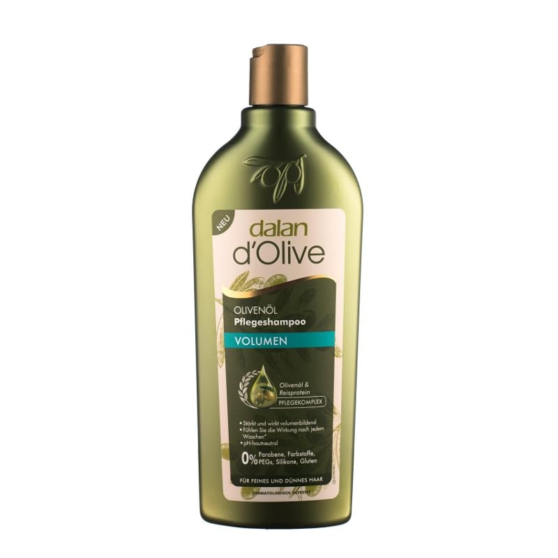 6 x Dalan d'Olive Shampoo Volumizing do cienkich i zwiotczałych włosów – 400 ml