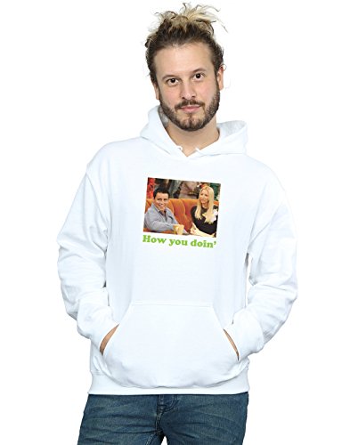 Absolute Cult Friends Men's How You Doin Hoodie White Medium