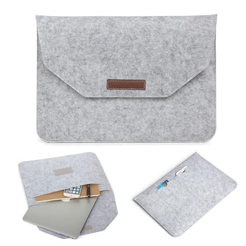 Funda para portátil 13 a 14.2 pulgadas MacBook Pro 14 2023 A2779 M2 M1 A2442 gris