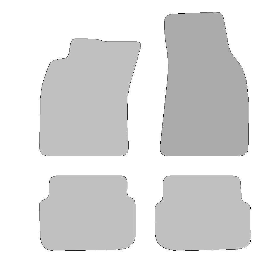 Tappetini adatti per Audi A6 Tipo 4F, C6 (Costruzione 2004-2011