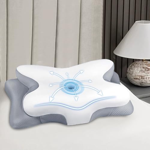 Coussin en mousse à mémoire de forme anti raideur cervicale - 4