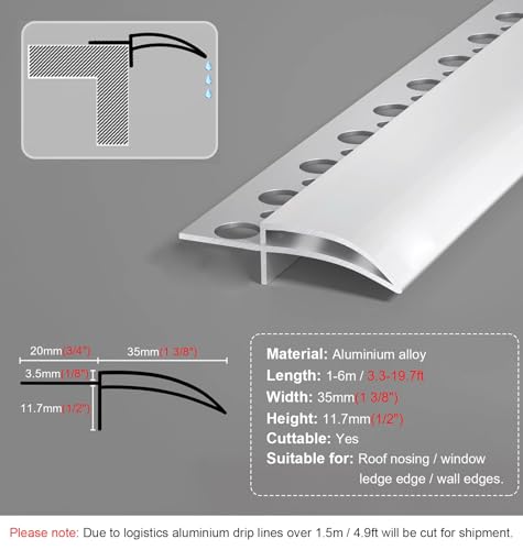 Rejilla protectora de goma para ventanas con función de deflector de lluvia flexible 6