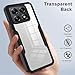 Ephoou 360°All-Inclusive Case for Xiaomi 14 T Pro, [Built in Screen Protector] Dual Layer Full Body Shockproof Dustproof Clear Phone Case for Xiaomi 14T Pro QB-Black