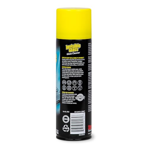 Invisible Glass 91164-2PK Premium Aerosol Glass Cleaner Spray for Car Windshields and Windows, Automotive and Home Window Cleaner, Streak-Free, Ammonia-Free, Tint-Safe – 19 oz (Pack of 2)