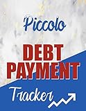  Piccolo Debt Payment Tracker: Money Debt Tracker Keeper Budgeting Financial Planning, Track Your Debt,Credit card payment tracker book, Payoff Credit ... Tracker 100 Pages, 8.5 x 11, White Marble,
