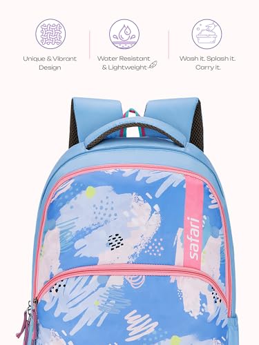 Image of Safari Bloomveil School Bag For Girls, Capacity - 36L, 2 Compartments Backpack For kids