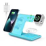 Wireless Charger,ANYLINCON 3 in 1 Wireless Charger Station for iPhone/iWatch/Airpods,for iPhone15,14, 13,12,11 (Pro, Pro Max)/XS/XR/XS/X/8(Plus),iWatch 7/6/SE/5/4/3/2,AirPods 3/2/pro