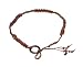 Women Bohemian Chain Wood Waist Belt With Dress and Sweater Knotted Decorated