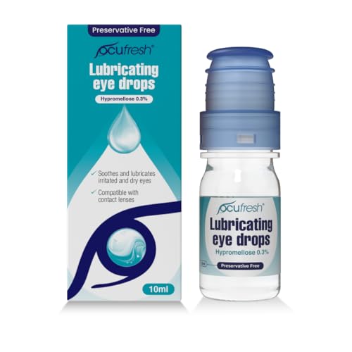 Ocufresh for Dry Itchy Eyes (New Launch - Preservative Free Hypromellose 0.3%) Lens-Friendly for Irritated & Dry Eyes | Sterile