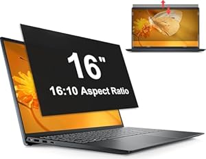 Mamol 16 Zoll 16:10 Laptop Sichtschutz, Blickschutzfolie Abnehmbarer Anti Blaulicht Blendschutz Displayschutz Blickschutzfilter Sichtschutzfilter für Lenovo/HP/Dell/Acer/Samsung...