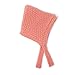 HappyTree Baby Pixie Hat Bonnet Warm Knit Infant Toddler Winter Hat Cotton Lined Beanie Cap, Peach
