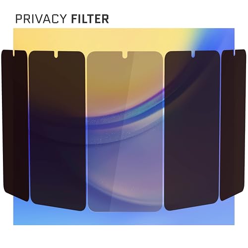 Image of Ghostek 2 Pack Screen Protector for Galaxy A15, Full Coverage Tempered Glass Film, 9H Hardness, Easy Installation, Case Friendly Glass Protector for Samsung Galaxy A15 5G (6.5-Inch, Privacy)
