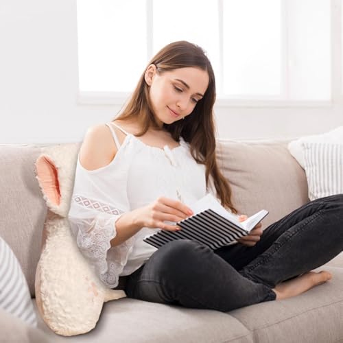 Almofada de leitura de gato, almofada de leitura de cama gato - Almofada de pelúcia fofa | Almofada
