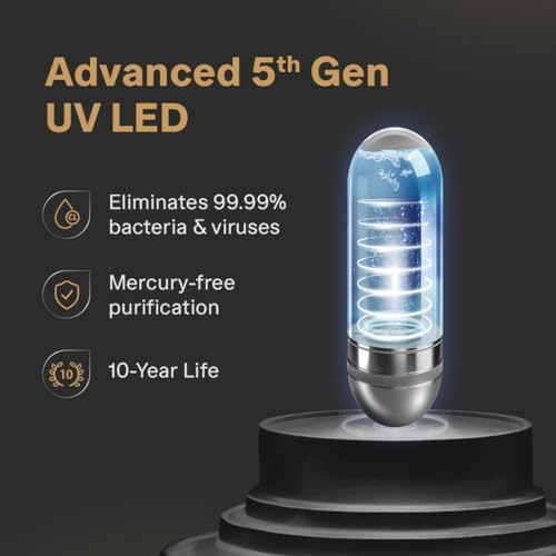 Image of Aquaguard Aspire Halo RO+UV Water Purifier | Intelligent Halo Lights | Water Quality Display | Stainless Steel Tank | Active Copper & Alkaline Boost | 2-Year Filter Life