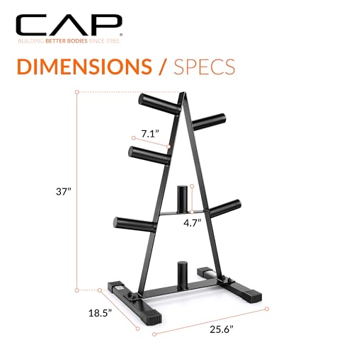 CAP Barbell Olympic 2-Inch Plate Rack