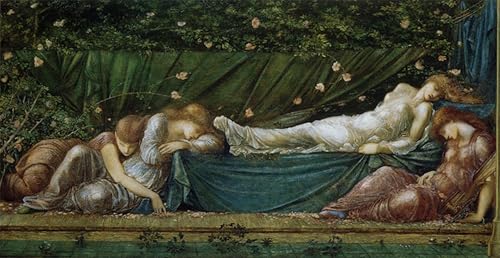 Toile le Briar Rose III Burne-Jones Décoration Salon 60x90