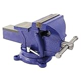 Bituxx Schraubstock Handschraubstock Werkbank Werkstatt Drehbar 360 Grad 150 mm mit Amboss