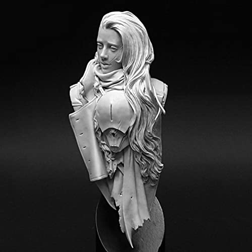 Figura de resina 1/12 busto de mujer antigua sin base miniatura 3