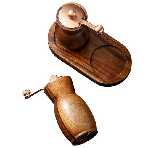 Moulin À Épices En Bois – Moulin À Sel Et À Poivre Manuel, Gadgets De Cuisine À Manivelle | Accueil Comptoir Appartement Camping Pique-nique BBQ Assaisonnement Haricots Chili Cumin Cuisson