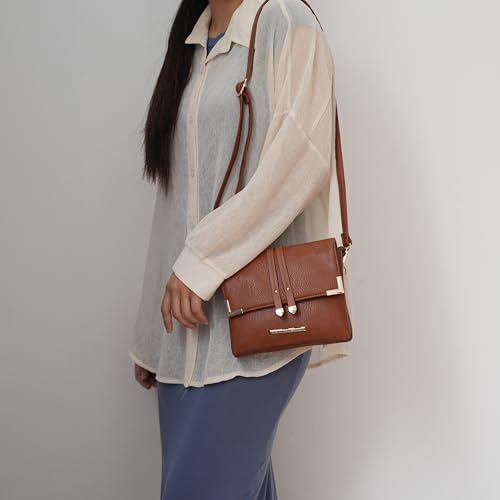 MKF Collection Crossbody Bags for Women Trendy, Vegan Leather Shoulder bag Lady Handbag Purse by Mia k2
