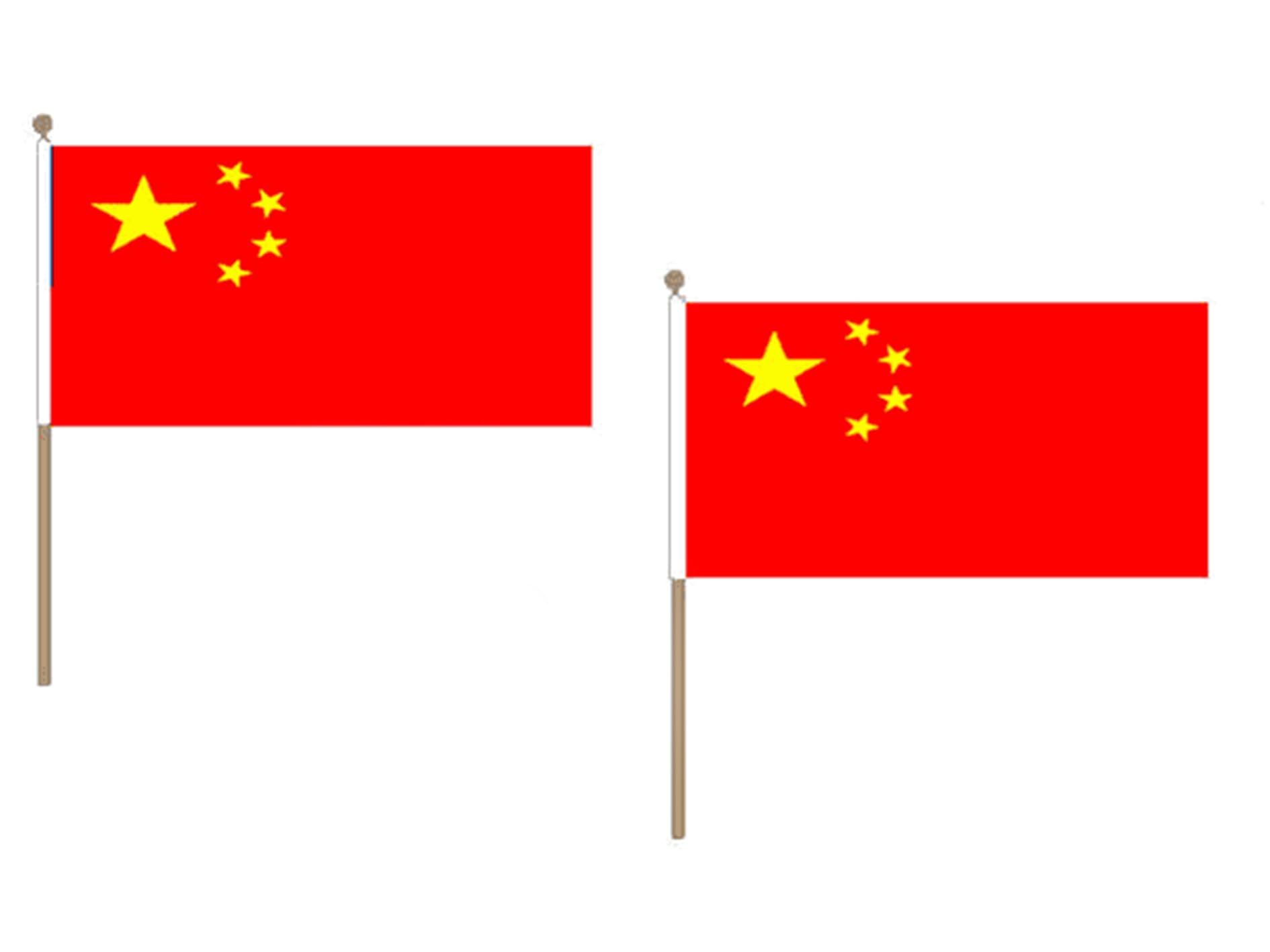 AZ FLAG Chorągiewka Chiny 45x30 cm Chiński Poliester 100D Drewniany Maszt