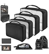 KIT 10 Organizador de Malas para Viagem: Kit Completo de Organização - Inclui Bolsa Organizadora ...