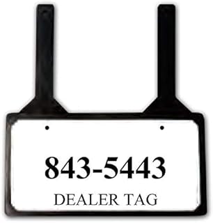 Jiffy Plate Demo License Plate Temp Test Holder Dealership Auto Lot Car Dealer