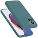 Produktbild Cadorabo Hülle kompatibel mit Motorola Edge 30 Ultra/Moto X30 PRO Handyhülle für Edge 30 Ultra Case aus flüssigem Silikon- stoßfeste dünne TPU Schutzhülle für Motorola Edge 30 Ultra - Liquid GRÜN