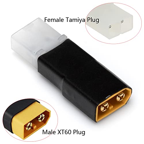Adaptador de conector XT60 a Big-Tamiya pack 4 piezas miniatura 2