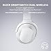 Razer Barracuda Wireless Gaming & Mobile Headset (PC, PlayStation, Switch, Android, iOS): 2.4GHz Wireless + Bluetooth - Integrated Noise-Cancelling Mic - 50mm Drivers - 40 Hr Battery - Mercury White