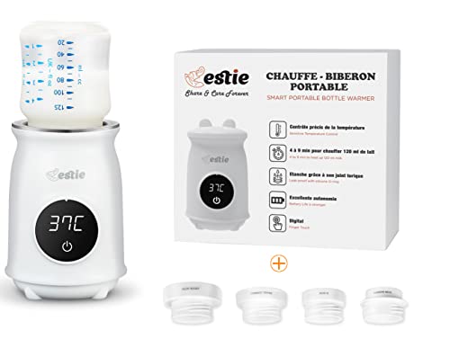 Scalda Biberon 8 In 1 Con Controllo Intelligente Della Temperatura - Funzioni Di Scongelamento, Sterilizzazione A Vapore E Luce Notturna - Compatibile Con Tutti I Biberon - 6