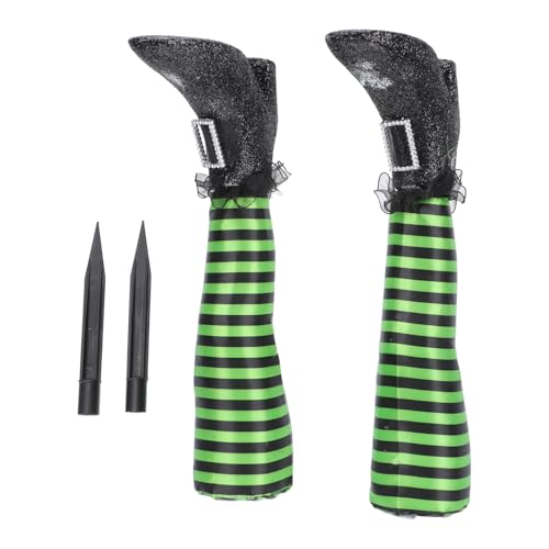 Jambes de sorcière d'Halloween pour déco extérieure et intérieure vibrante