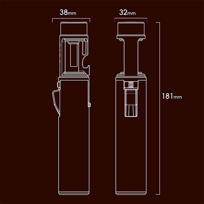 Encendedor eléctrico HUZHUAN con llama antorcha y abridor miniatura 6