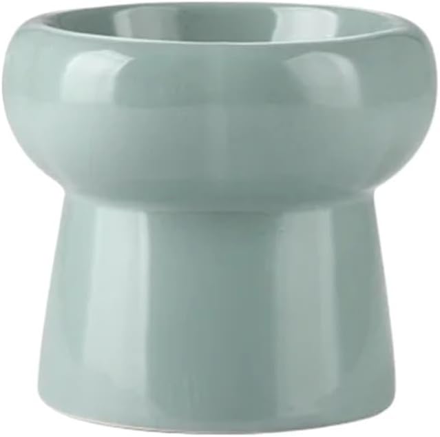Elevated Ceramic Pet Feeder Bowl, Slow-Eat Food & Water Dish for Cats & Dogs, Prevent Overeating Pet Supplies(A 2)