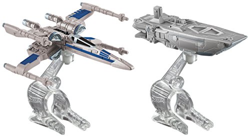 Hot Wheels Star Wars : The Force Awakens First Order Transporter vs. X-Wing Fighter Starship 2-Pack...