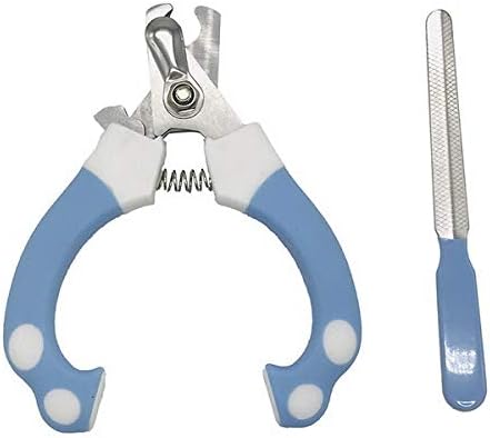 LightbyBox Dog Nail Clippers Cat Nail Trimmer, Professional Pet Nail Clipper Grinder Claw Grooming Tools Kit (Blue)