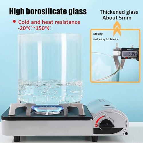 Bouteilles d'eau en verre 7.5L avec support en acier inoxydable