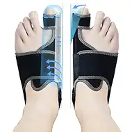 MOONSMILE Foot Gear 1 Pair Bunion Corrector for Women & Men, Night Bunion Splint, Big Toe Straightener, Foot Gear Brace for Bunion Pain Relief