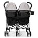 Jeep PowerGlyde Side-by-Side Double Stroller by Delta Children, Grey